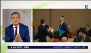 Laurent Wauquiez plante France 3, un journaliste le tacle en direct