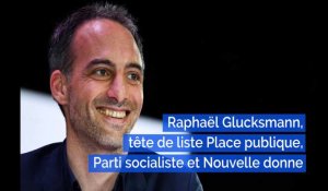 Raphaël Glucksmann, tête de liste Place publique, Parti socialiste et Nouvelle donne