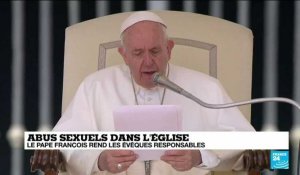 Abus sexuels dans l'Eglise : le pape François rend les évêques responsables