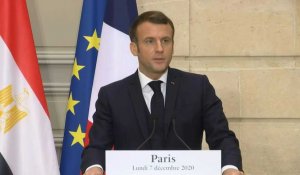 Macron salue le soutien de Sissi après "la campagne anti-française"