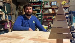 Merck-Saint-Liévin: il transforme des palettes en bois en meubles en tout genre