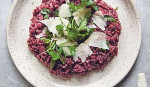 Risotto au vin rouge de Carrie Solomon