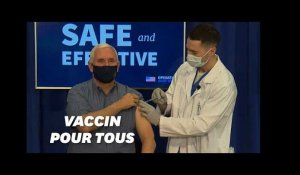 Mike Pence s'est fait vacciner contre le Covid-19 en direct