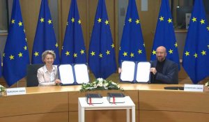 Les dirigeants de l'UE signent l'accord post-Brexit