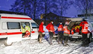 Dix blessés et des disparus après un glissement de terrain en Norvège