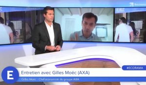 Gilles Moëc (AXA) : "Si on regarde uniquement les profits, on devrait avoir des valorisations boursières plus faibles !"