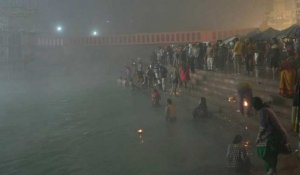 Inde: Haridwar rempli de fidèles à l'aube de la fête hindou Kumbh Mela