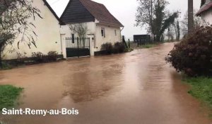 Inondations à Saint-Rémy-au-Bois
