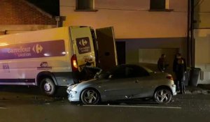 Bruay-La-Buissière : un automobiliste percute une camionnette, un blessé léger 
