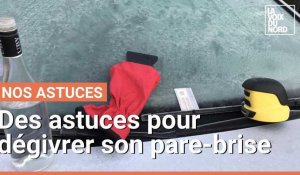 Des astuces pour dégivrer son pare-brise