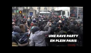 À Paris, une rave party en marge de la manif contre la loi sécurité globale