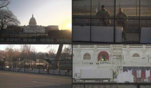 USA: Sécurité renforcée au Capitole américain alors que les préparatifs de la cérémonie d’investiture sont en cours
