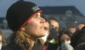 Clarisse Crémer devient la femme la plus rapide du Vendée Globe