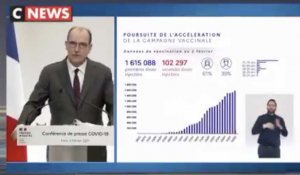 Coronavirus : Jean Castex annonce les premières injections du vaccin d’AstraZeneca (vidéo)