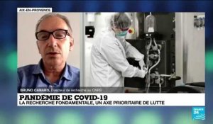 Covid-19 - Recherche fondamentale : "Il y a eu un décrochage qui est visible et questionnable"