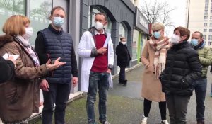 Des infirmiers libéraux mobilisés à Arras, contre l’ouverture d’un centre de soins
