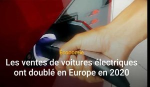 En 2020, les ventes de voitures électriques ont doublé en Europe