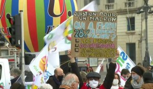 Journée d'action interprofessionnelle: début de rassemblement à Marseille
