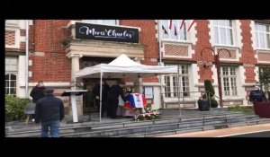 Sallaumines: ultime hommage solennel à Charles Depoorter devant la mairie
