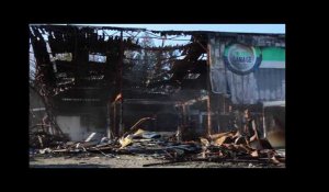 A Jans : après l'incendie, destruction du garage "Mon garage"