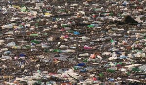 En Bosnie, des tonnes d'ordures envahissent un barrage