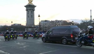 Cortège funèbre en hommage aux deux derniers soldats français tués au Mali