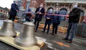 Bruay-la-Buissière : deux nouvelles cloches intègrent le beffroi de l'hôtel de ville