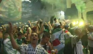 Copa Libertadores: les supporters de Palmeiras célèbrent la victoire de leur équipe en finale