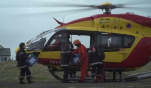 Sur la petite île bretonne de Hoëdic, les vaccins sont livrés en hélicoptère