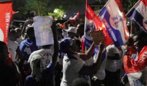 Ghana: les partisans du président Akufo-Addo célèbrent sa réélection