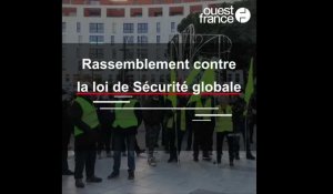 200 personnes manifestent contre la loi de Sécurité globale à La Roche-sur-Yon
