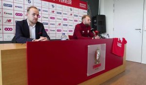 Présentation du nouveau joueur du Standard de Liège: Joao Klauss de Mello