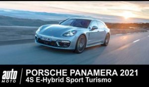 Porsche Panamera 4S E-Hybrid Sport Turismo ESSAI POV Auto-Moto.com