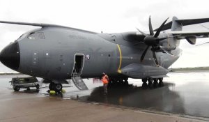 Le premier A400M belge rejoint sa base d'attache à Melsbroek 19 ans après la commande