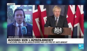 Brexit : l'accord salué en Angleterre par les pro et anti-Brexit