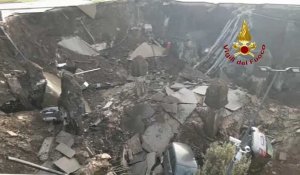 Italie : le parking d'un hôpital de Naples s'effondre sans faire de victime
