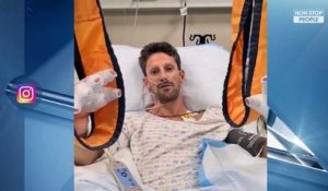 Romain Grosjean miraculé d’un accident de F1, les photos chocs de sa main brûlée