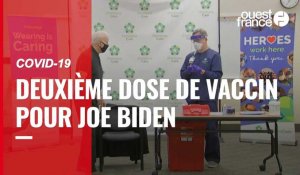 Covid-19. Deuxième dose de vaccin pour Joe Biden