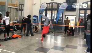 À Saint-Brieuc, un battle de hip hop dans le cadre du concours de la plus belle gare SNCF