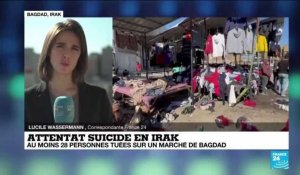 Attentat suicide en Irak : au moins 28 personnes tuées sur un marché de Bagdad