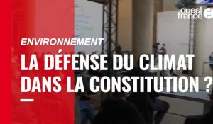 Le climat dans la Constitution. Emmanuel Macron promet un referendum