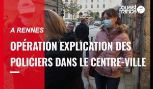 A Rennes, la police mène une opération de non contrôle d'identité
