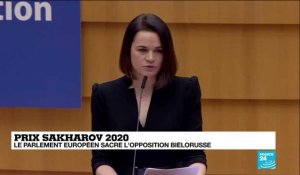 Prix Sakharov 2020 : le Parlement européen sacre l'opposition biélorusse