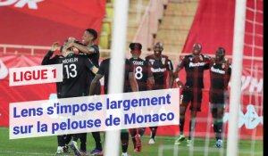 Ligue 1: Lens s'impose largement au stade Louis II à Monaco (3-0)