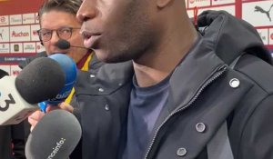 Réaction de Brice Samba, gardien du RC Lens, après le derby du Nord face à Lille