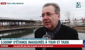 3.500 m² d'étangs inaugurés à Tour et Taxis