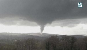 France: une tornade fait de gros dégâts dans un village de la Creuse