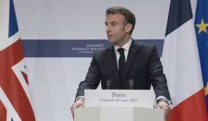 Macron salue un "nouveau départ" dans les relations franco-britanniques