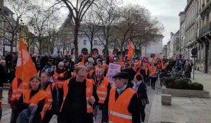 Manifestation contre la réforme des retraites à Troyes