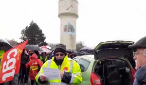 Environ 1 000 personnes à Friville-Escarbotin contre la réforme des retraites